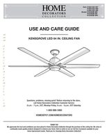 Home Decorators Collection KENSGROVE LED 64 IN YG493BBN KENSGROVE LED 64 IN YG493BEB KENSGROVE LED 64 IN YG493BWH Ceiling Fan Operating Manual